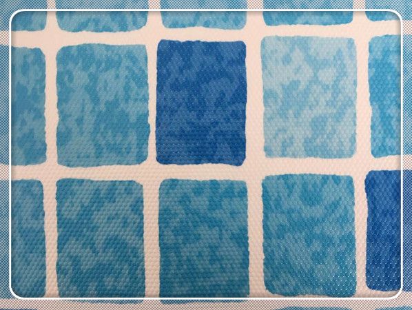 1.5mm新款不規則大馬賽克泳池膠膜